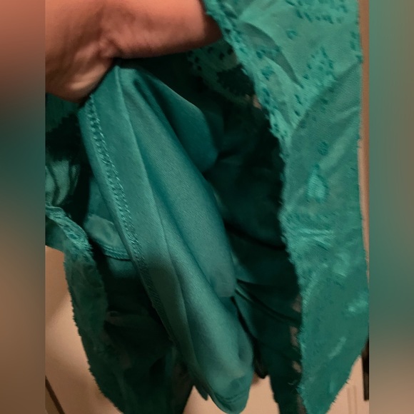 Green party dress NWT L - Picture 5 of 9